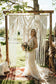 Macramè Wedding Backdrop #1 with 7 ft Arbour