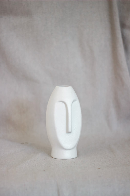 Bohemia Expression Simple White Ceramic Vase