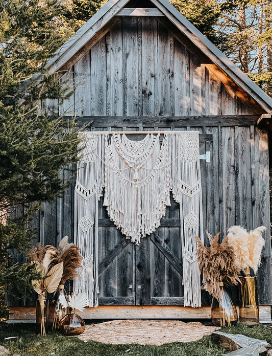 Macrame Wedding Backdrop #2 - 5.5 Feet