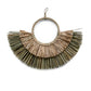 Double Half Moon Seagrass Raffia Wall Hanging