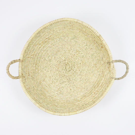 Moroccan Straw Woven Tray